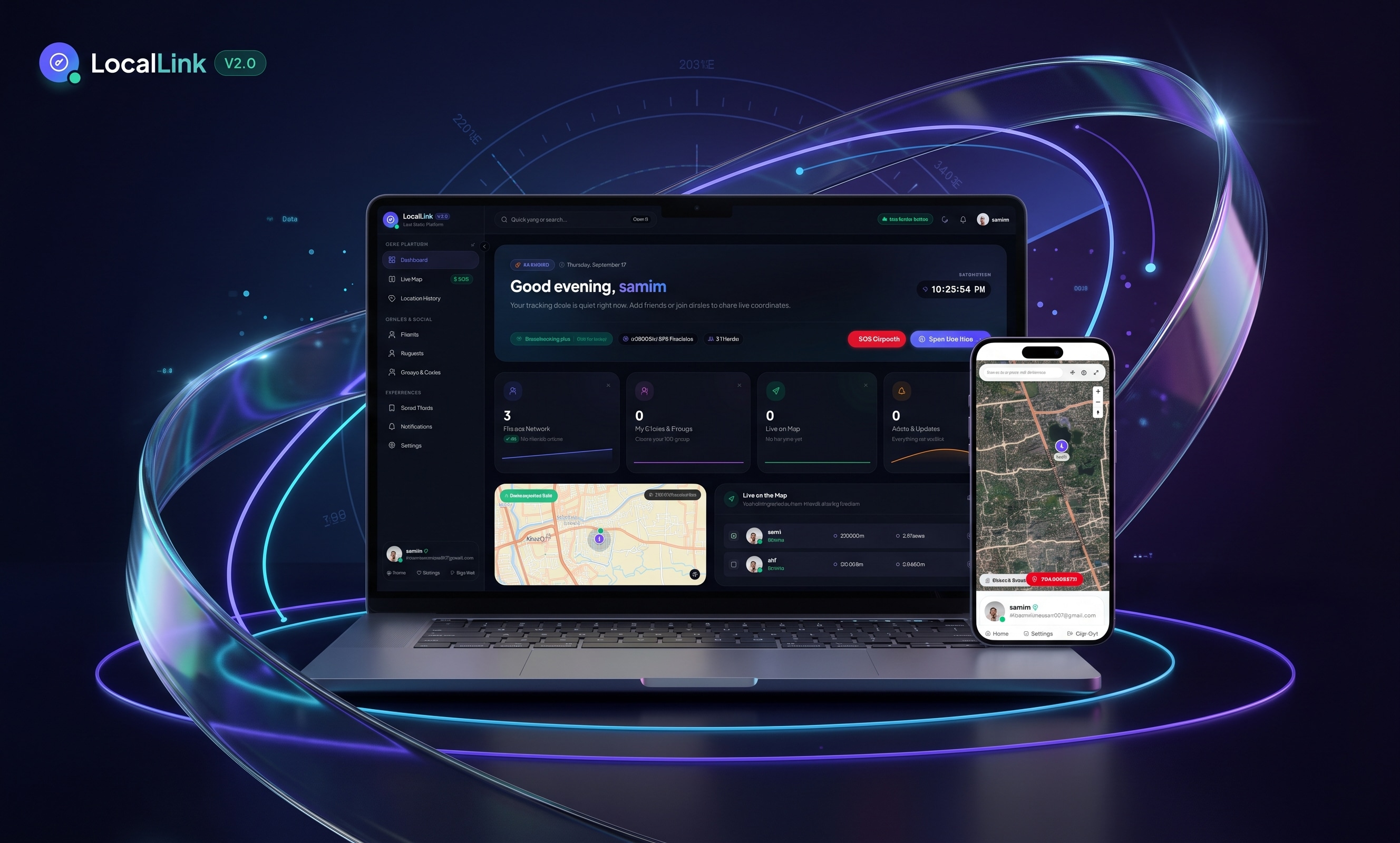 LocaLink — Real-Time Location Sharing